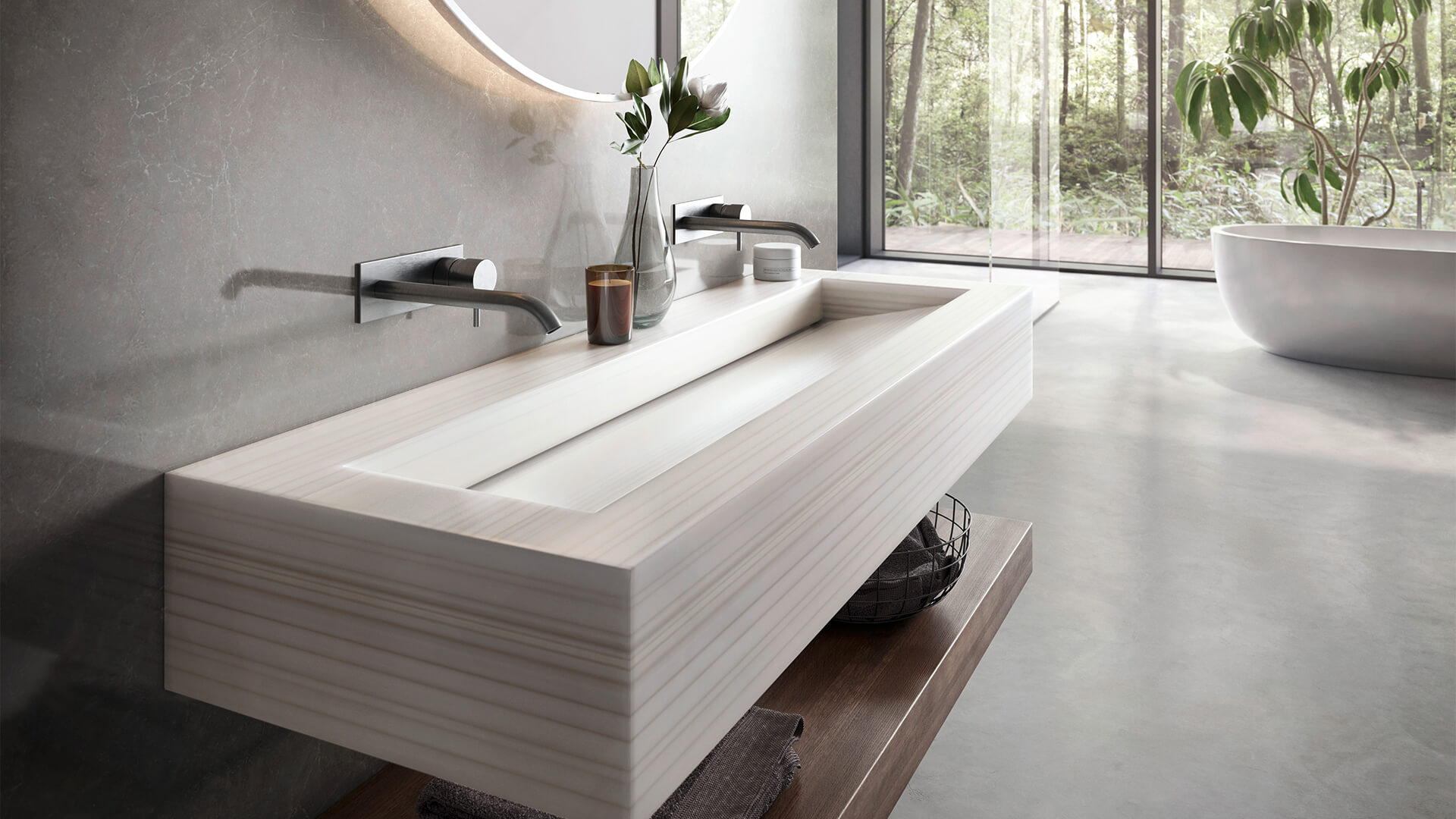 Fantastic Corian Kitchen Worktops, 10 Year Warranty - Bluestone