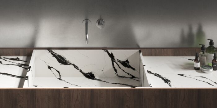 Compac Unique Calacatta Black - Image 3