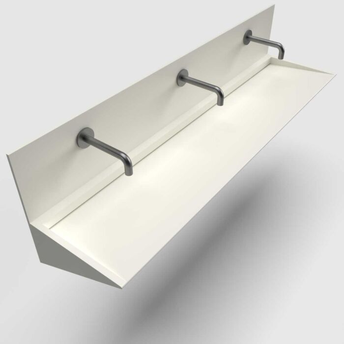 Aira Wash Trough Solid Surface
